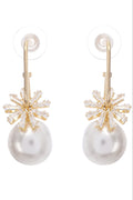 Kate Crystal-Embellished Pearl Earrings Avalabel