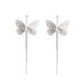 Zoë Butterfly Fringe Dangle Earrings Avalabel