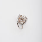 Hortense Sterling Silver Pearl Adjustable Ring Avalabel
