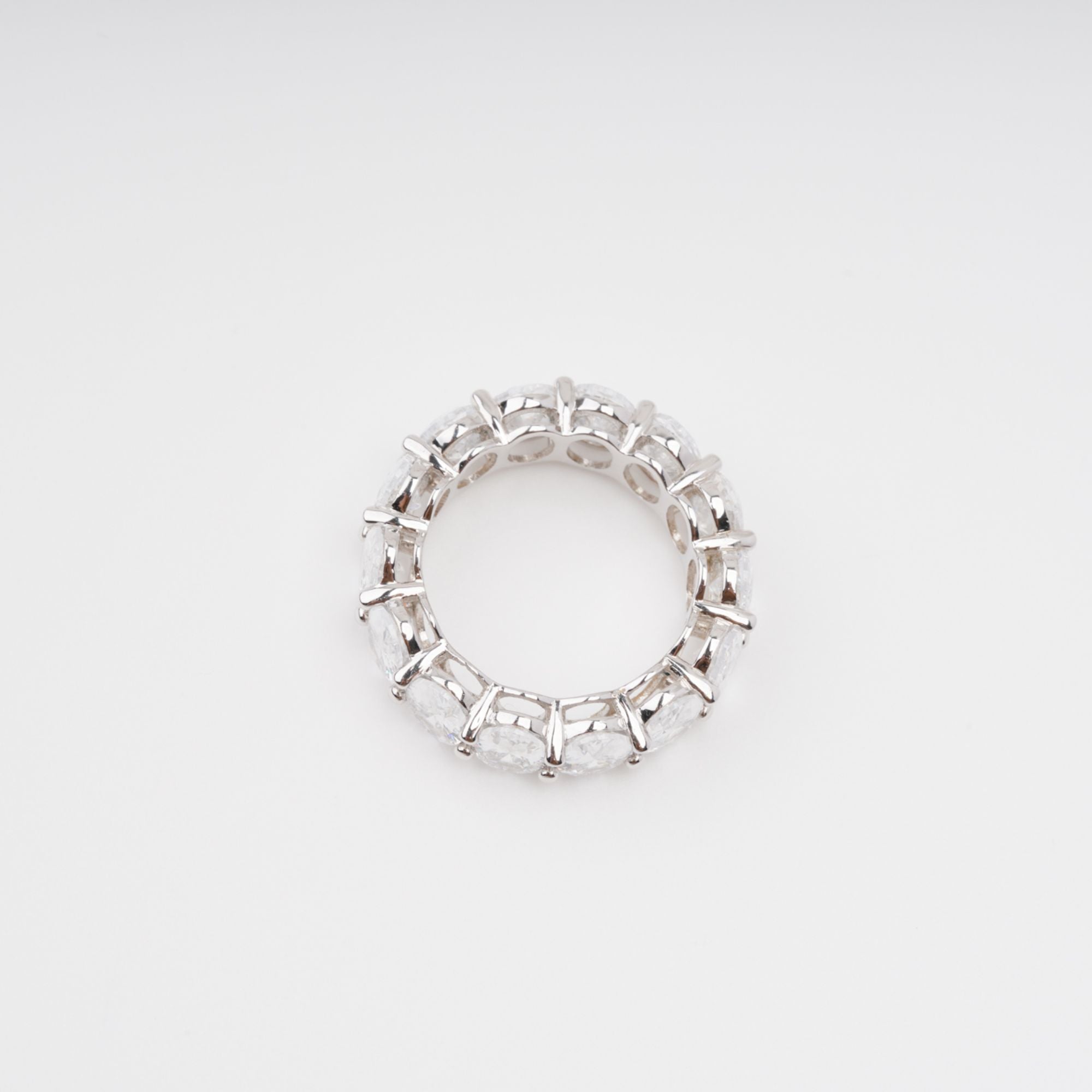 Drapé Oval Gemstone Sterling Silver Ring Avalabel