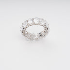 Drapé Oval Gemstone Sterling Silver Ring Avalabel