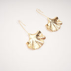 Juliet Gold Ginkgo Drop Earrings Avalabel