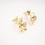 Lola Faux-Flower Gold Earrings Avalabel