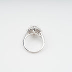 Émilie Sterling Silver Flower Shaped Zircon Gemstone Ring Avalabel