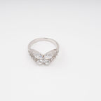 Zélie Sterling Silver Butterfly Shaped Gemstone Ring Avalabel