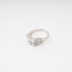 Zélie Sterling Silver Butterfly Shaped Gemstone Ring Avalabel