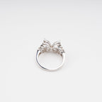 Zélie Sterling Silver Butterfly Shaped Gemstone Ring Avalabel