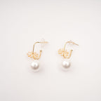 Kate Crystal-Embellished Pearl Earrings Avalabel