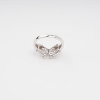 Zélie Sterling Silver Butterfly Shaped Gemstone Ring Avalabel