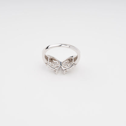 Zélie Sterling Silver Butterfly Shaped Gemstone Ring Avalabel