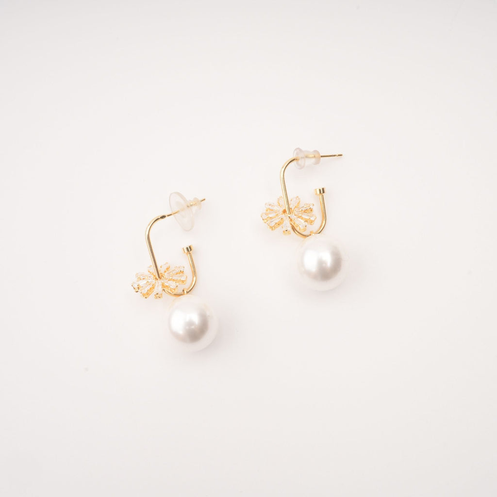 Kate Crystal-Embellished Pearl Earrings Avalabel