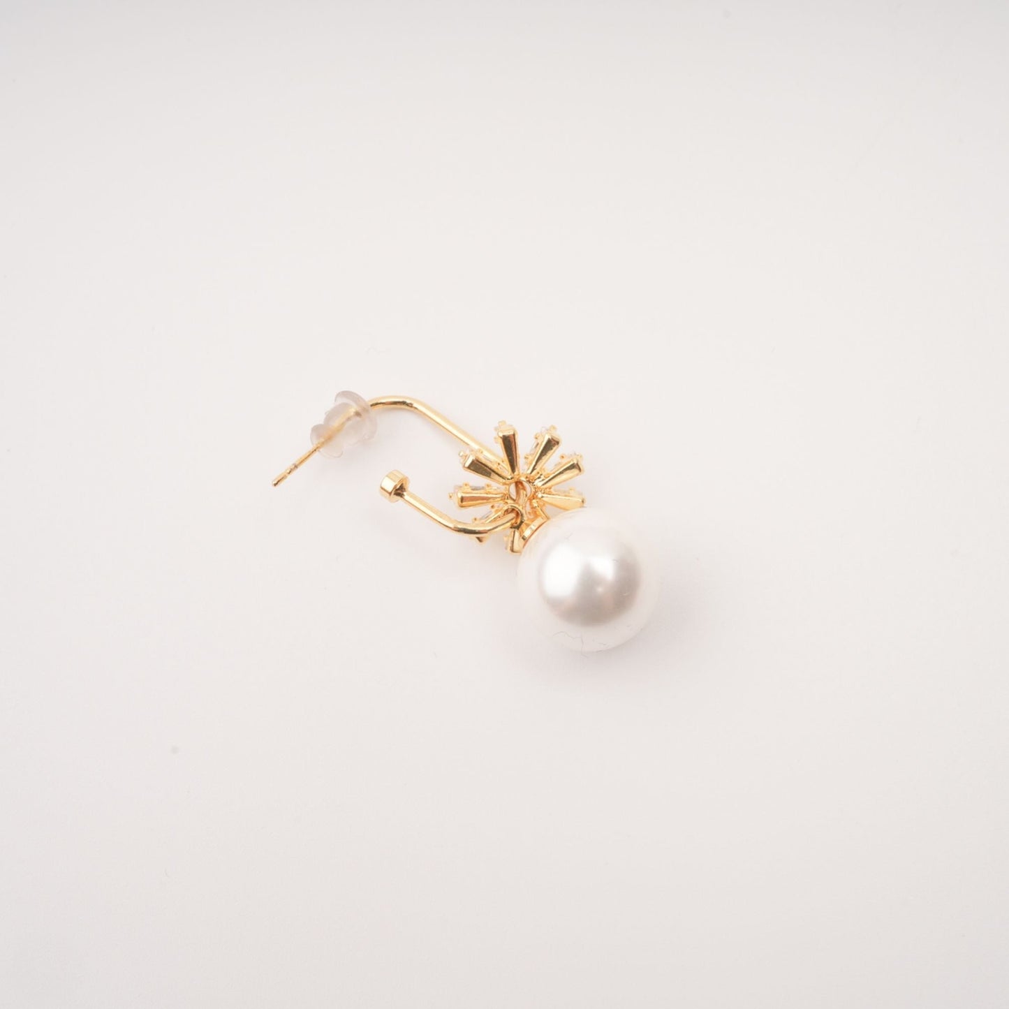 Kate Crystal-Embellished Pearl Earrings Avalabel