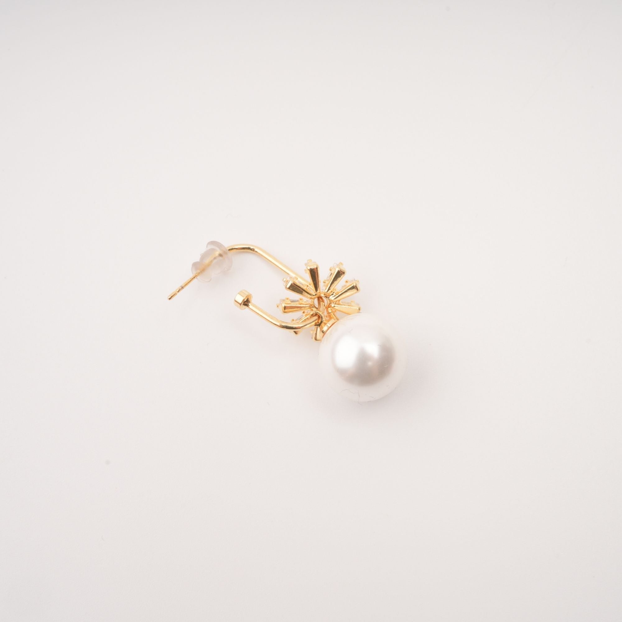 Kate Crystal-Embellished Pearl Earrings Avalabel