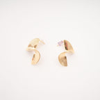 Mara Gold-Plated Twisted Earrings Avalabel