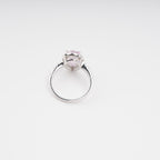 Éclat Pink Pear Shaped Gemstone Sterling Silver Ring Avalabel