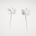 Zoë Butterfly Fringe Dangle Earrings Avalabel