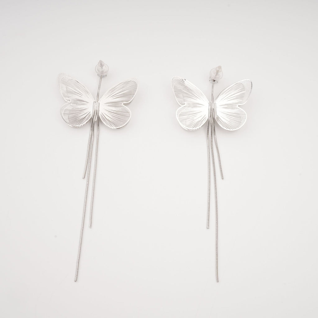 Zoë Butterfly Fringe Dangle Earrings Avalabel
