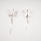 Zoë Butterfly Fringe Dangle Earrings Avalabel