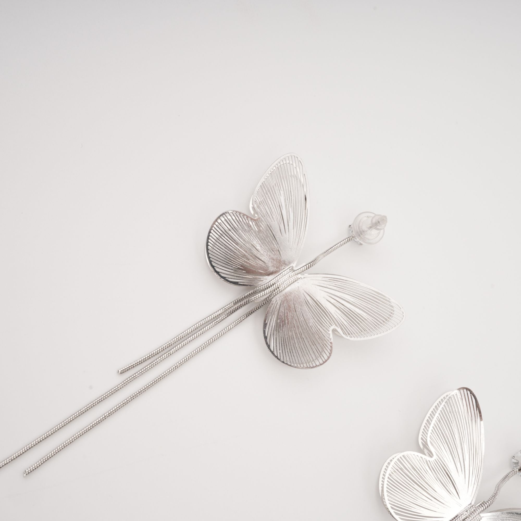 Zoë Butterfly Fringe Dangle Earrings Avalabel