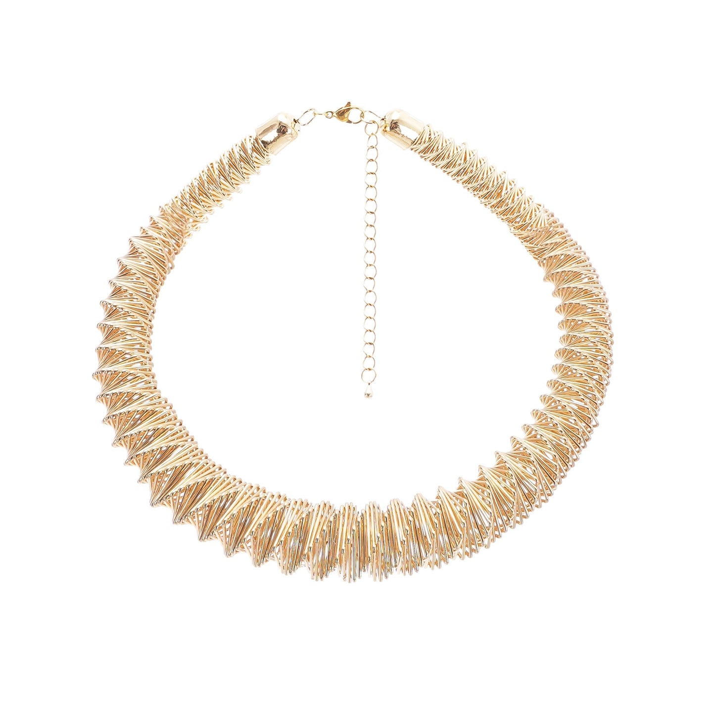 Thaïs Gold Twisted Vecklace