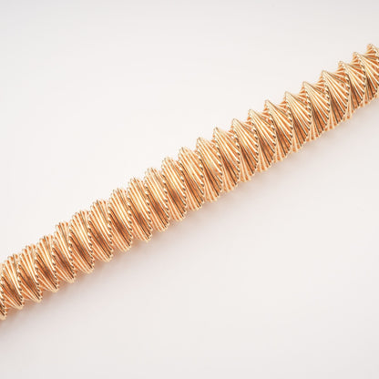 Thaïs Gold Twisted Vecklace