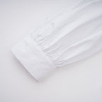 Tiffany White Off-Shoulder Ruched Blouse & Skirt Set Avalabel