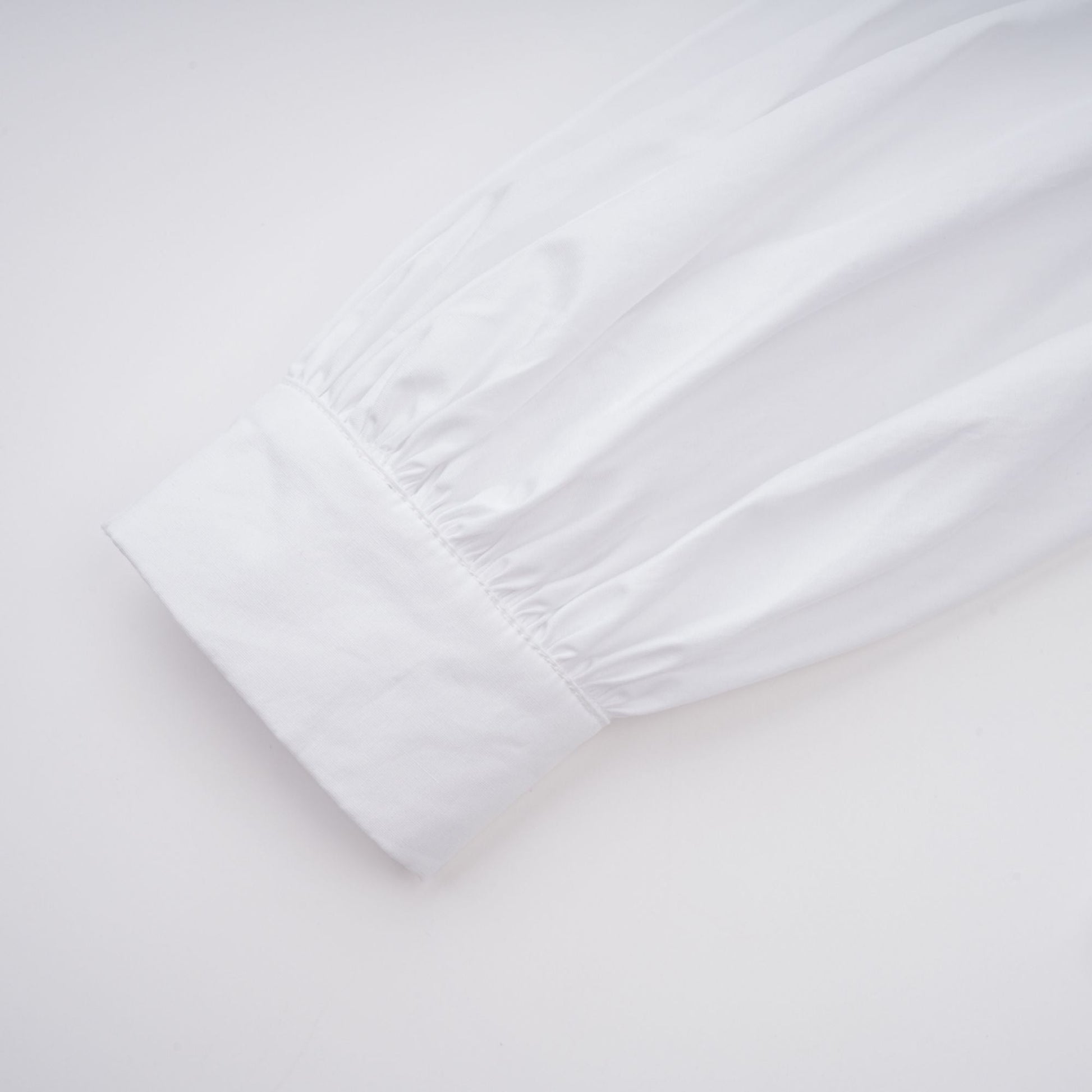 Tiffany White Off-Shoulder Ruched Blouse & Skirt Set Avalabel
