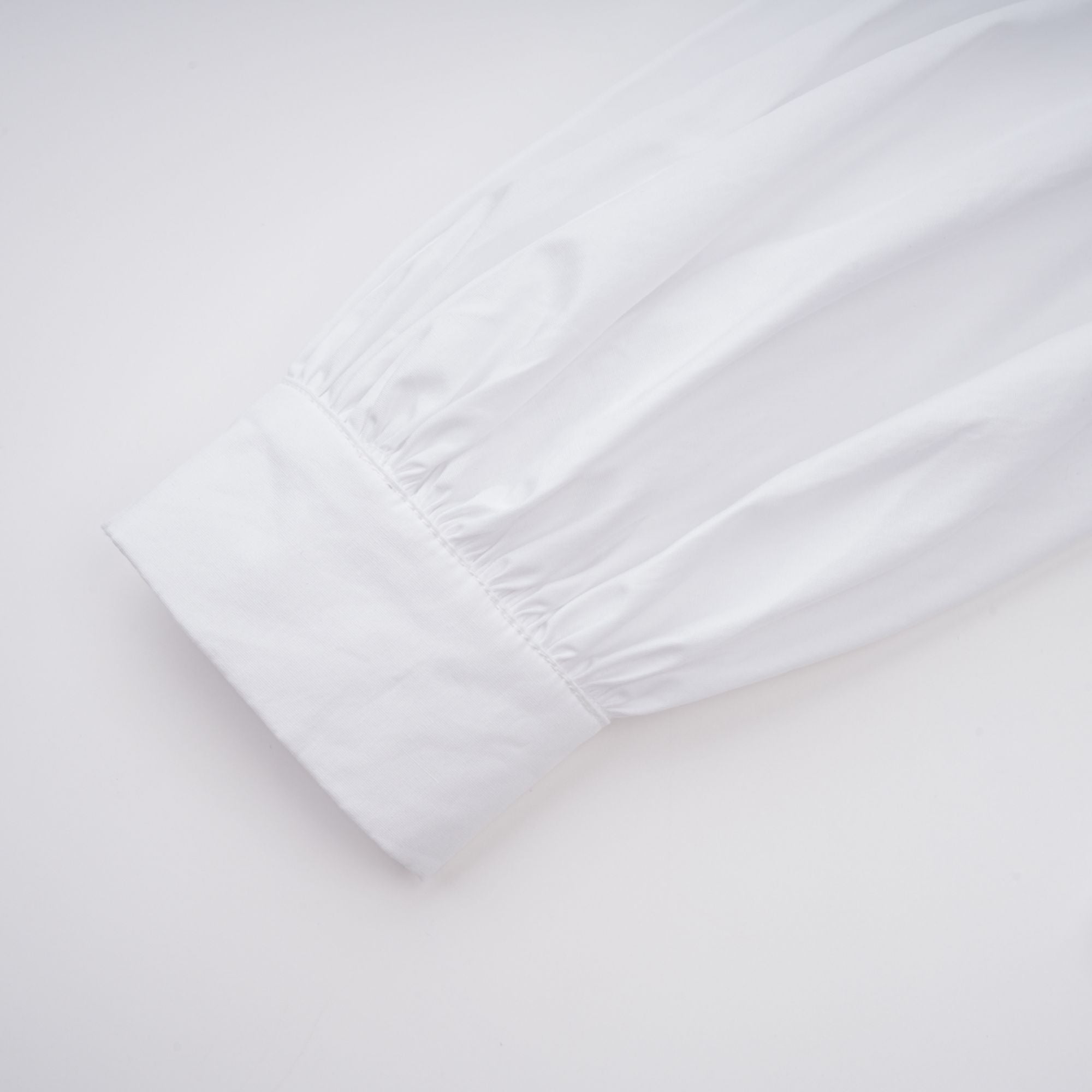 Tiffany White Off-Shoulder Ruched Blouse & Skirt Set Avalabel