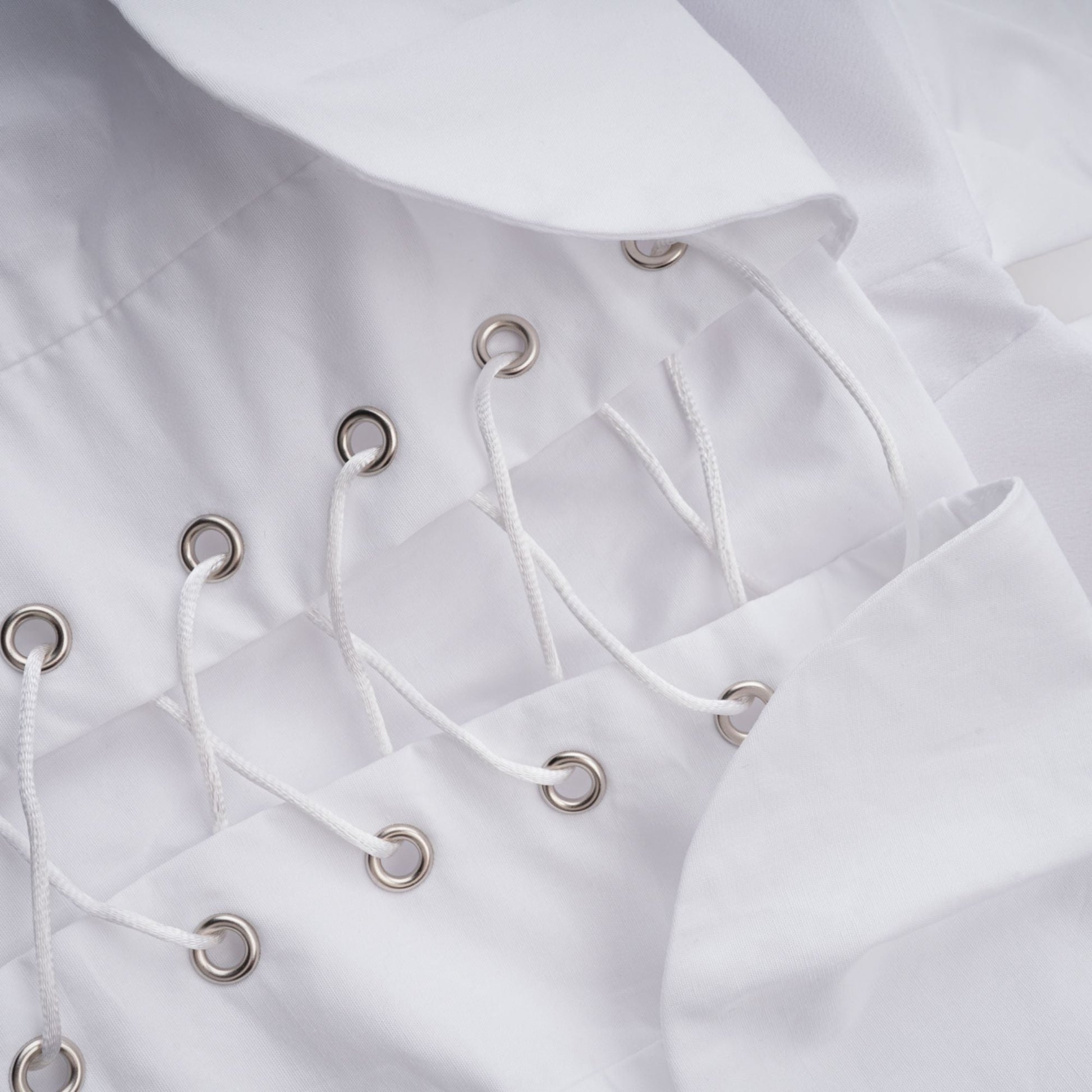 Tiffany White Off-Shoulder Ruched Blouse & Skirt Set Avalabel