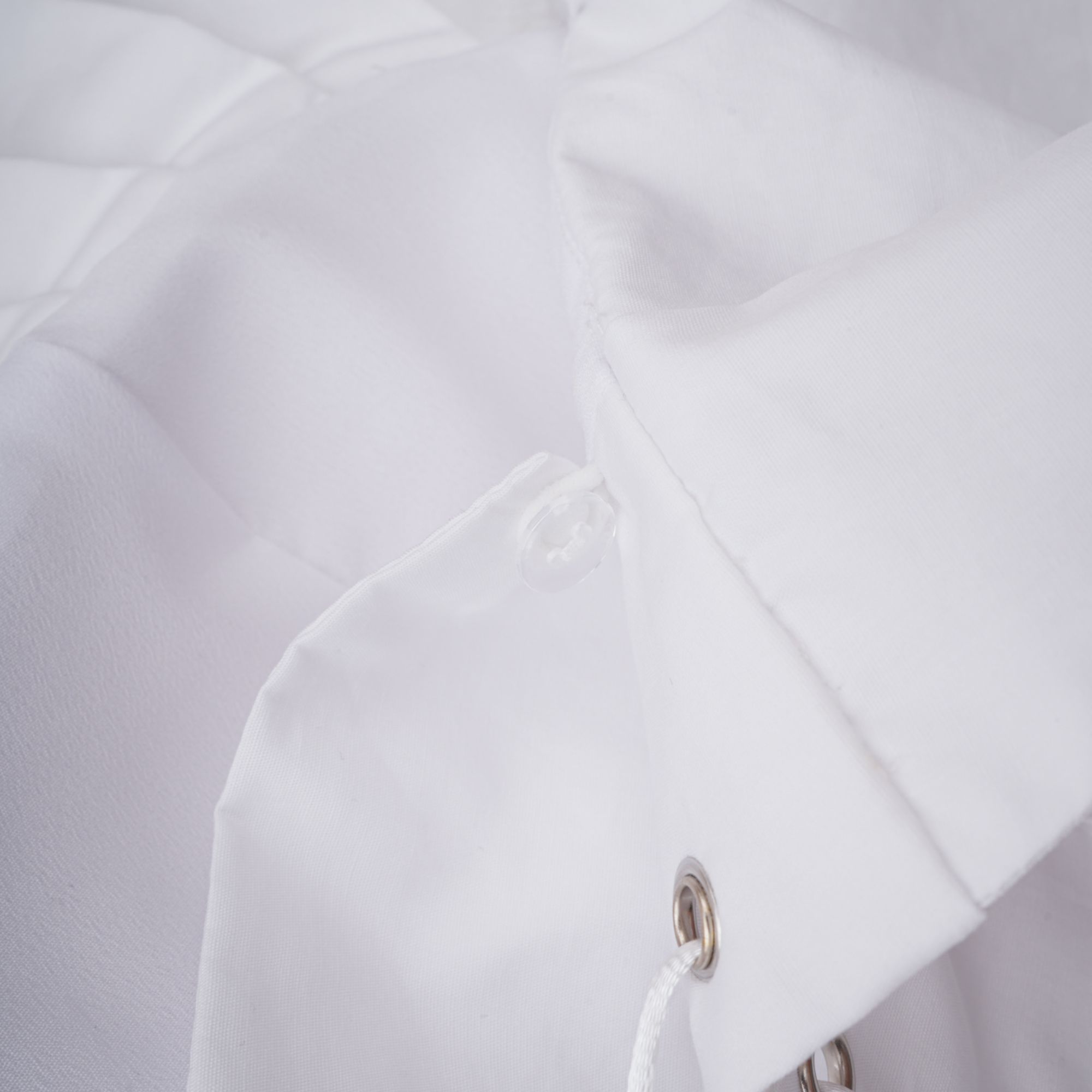 Tiffany White Off-Shoulder Ruched Blouse & Skirt Set Avalabel