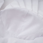 Tiffany White Off-Shoulder Ruched Blouse & Skirt Set Avalabel