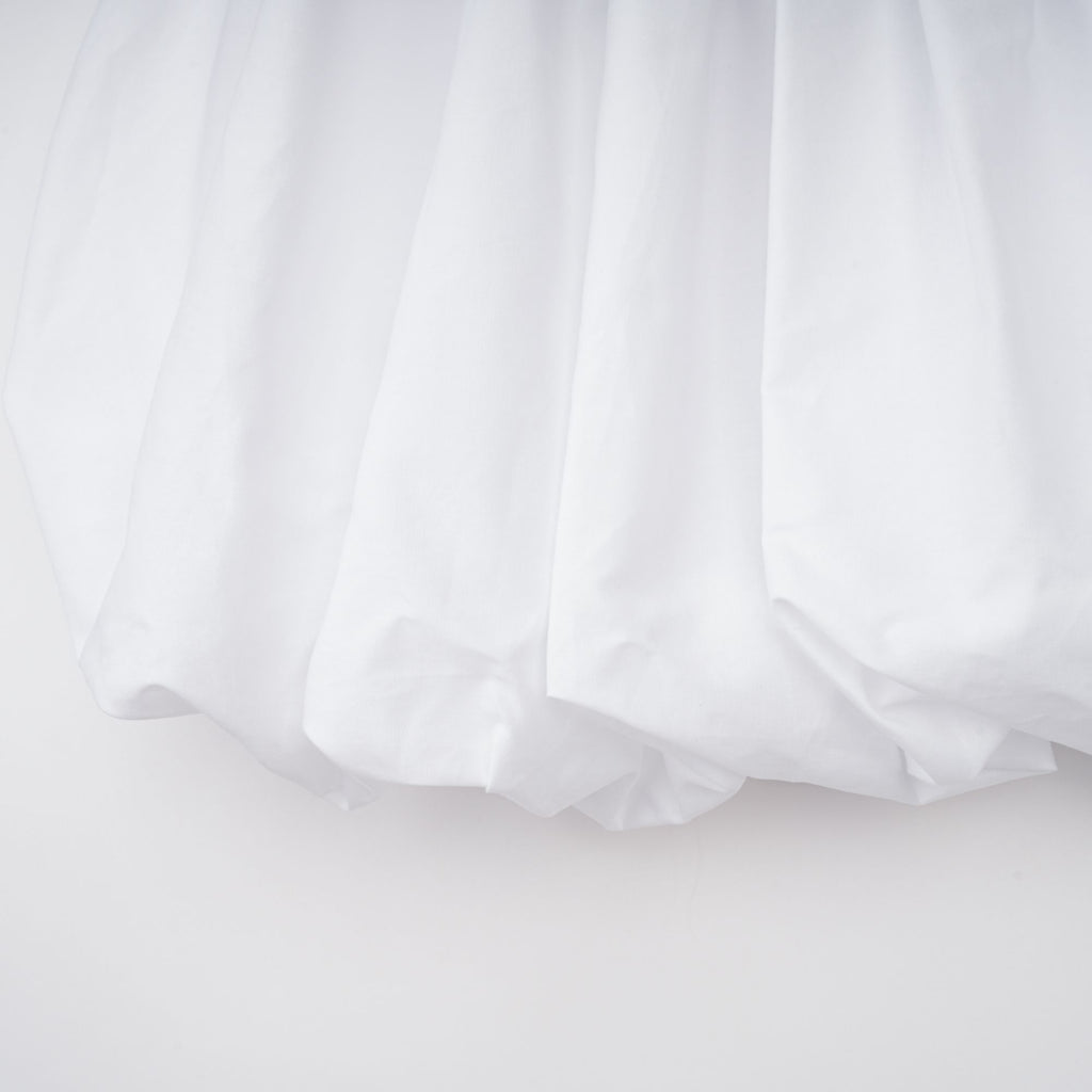 Tiffany White Off-Shoulder Ruched Blouse & Skirt Set Avalabel