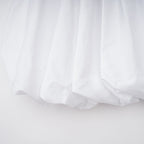 Tiffany White Off-Shoulder Ruched Blouse & Skirt Set Avalabel