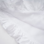 Tiffany White Off-Shoulder Ruched Blouse & Skirt Set Avalabel