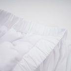 Tiffany White Off-Shoulder Ruched Blouse & Skirt Set Avalabel