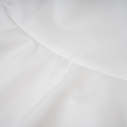 Lucie white petal-layered strapless corset mini dress