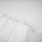 Lucie white petal-layered strapless corset mini dress Avalabel