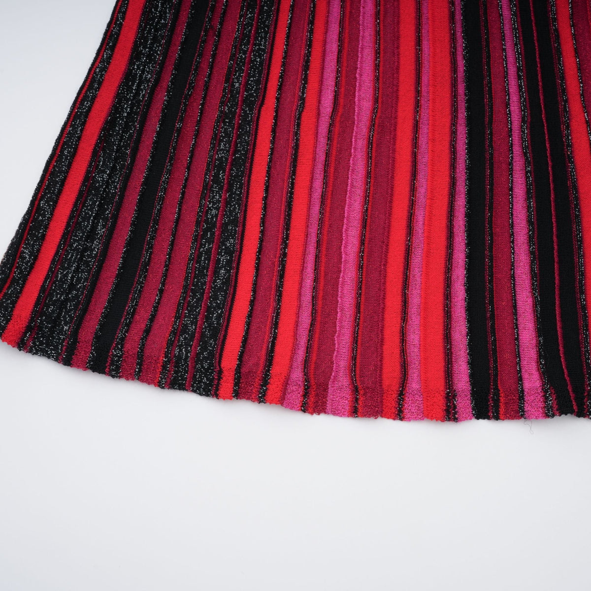 Ulysse Red Metallic Knit Halterneck Maxi Dress Avalabel