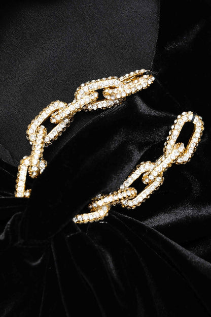 Dalila Velvet Chain-Embellished Maxi Dress