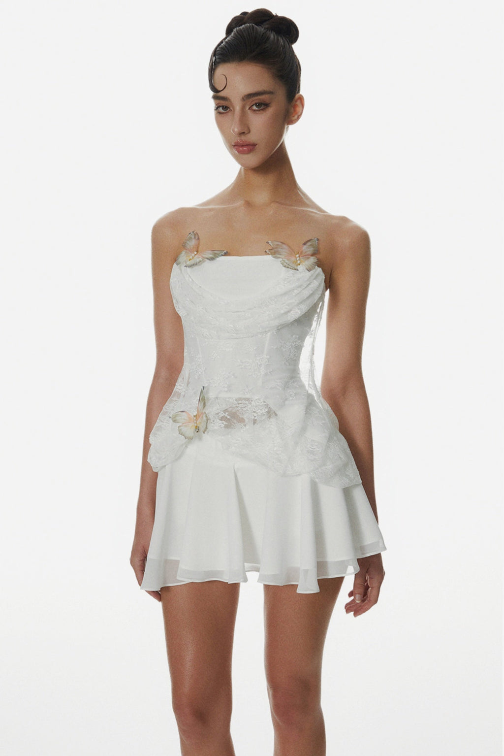 Deneqa Butterfly Lace Corset Avalabel