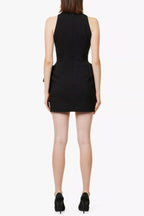 Dinah Bow-Side Sleeveless Mini Dress Avalabel