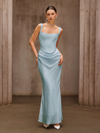 Duyen Sleeveless Corset Maxi Dress In Mint Avalabel