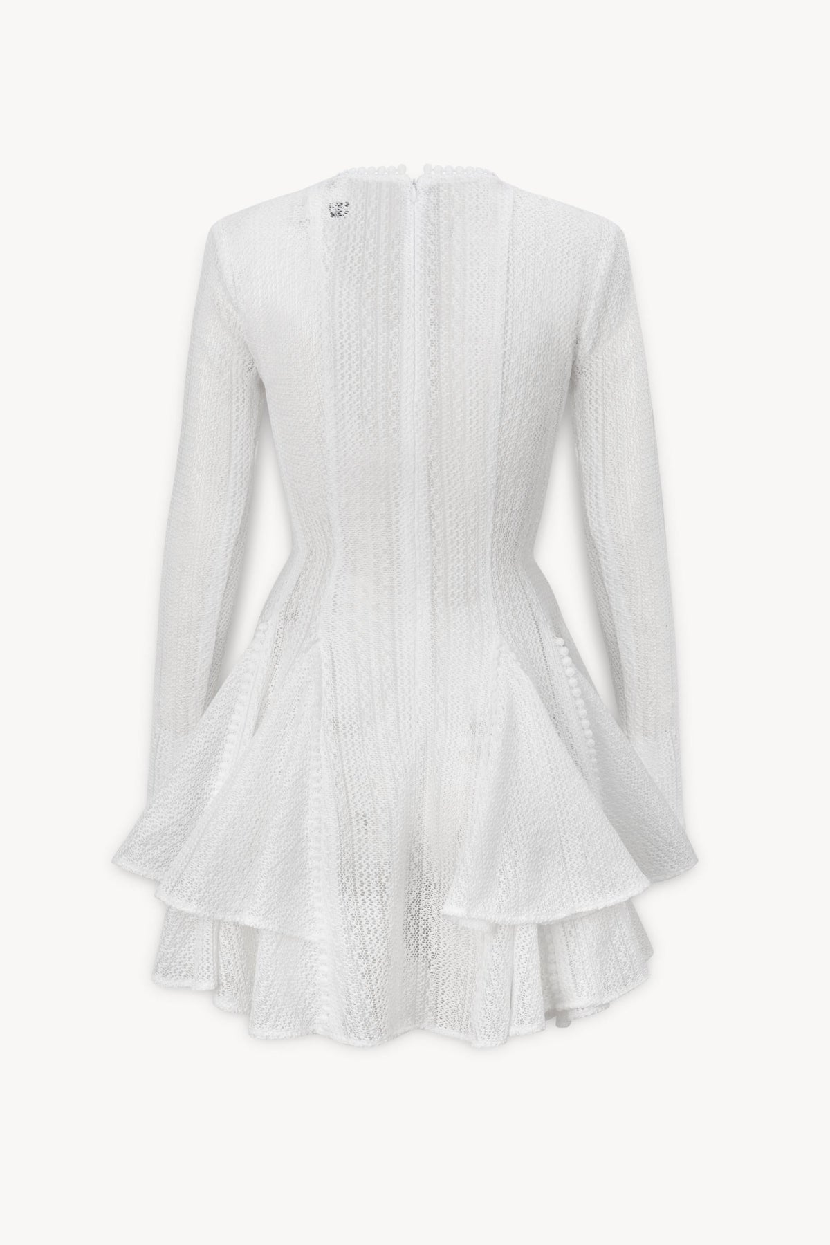 GIANA Long Sleeve Crochet Mini Dress Avalabel