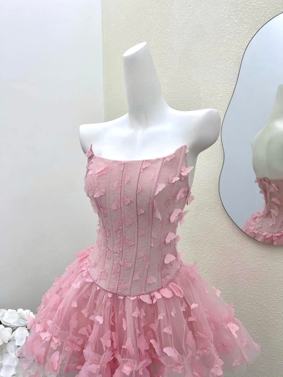 Adara Butterfly Corset Mini Dress Avalabel