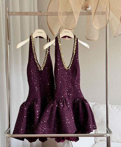 Bellerose Mini Dress In Purple