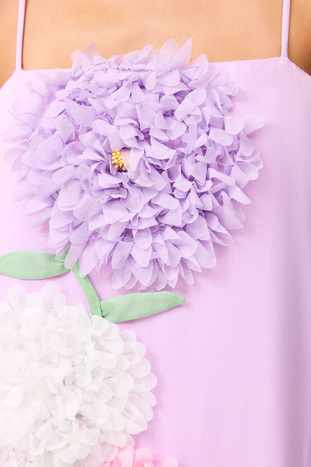 Kristin Buttercup Embroidered Maxi Dress in Purple Avalabel