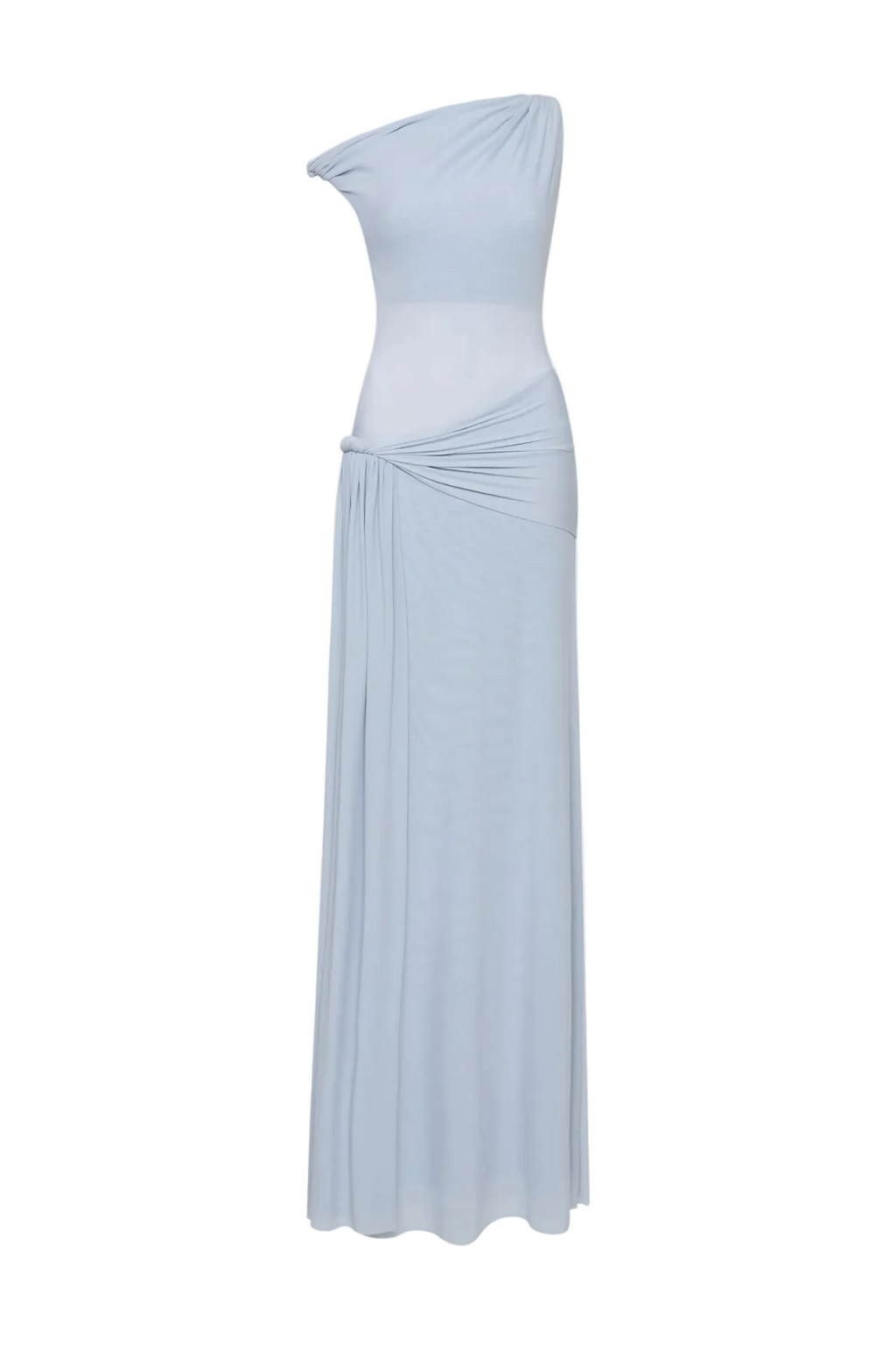 Edina Off Shoulder Twist Maxi Dress - Blue Avalabel