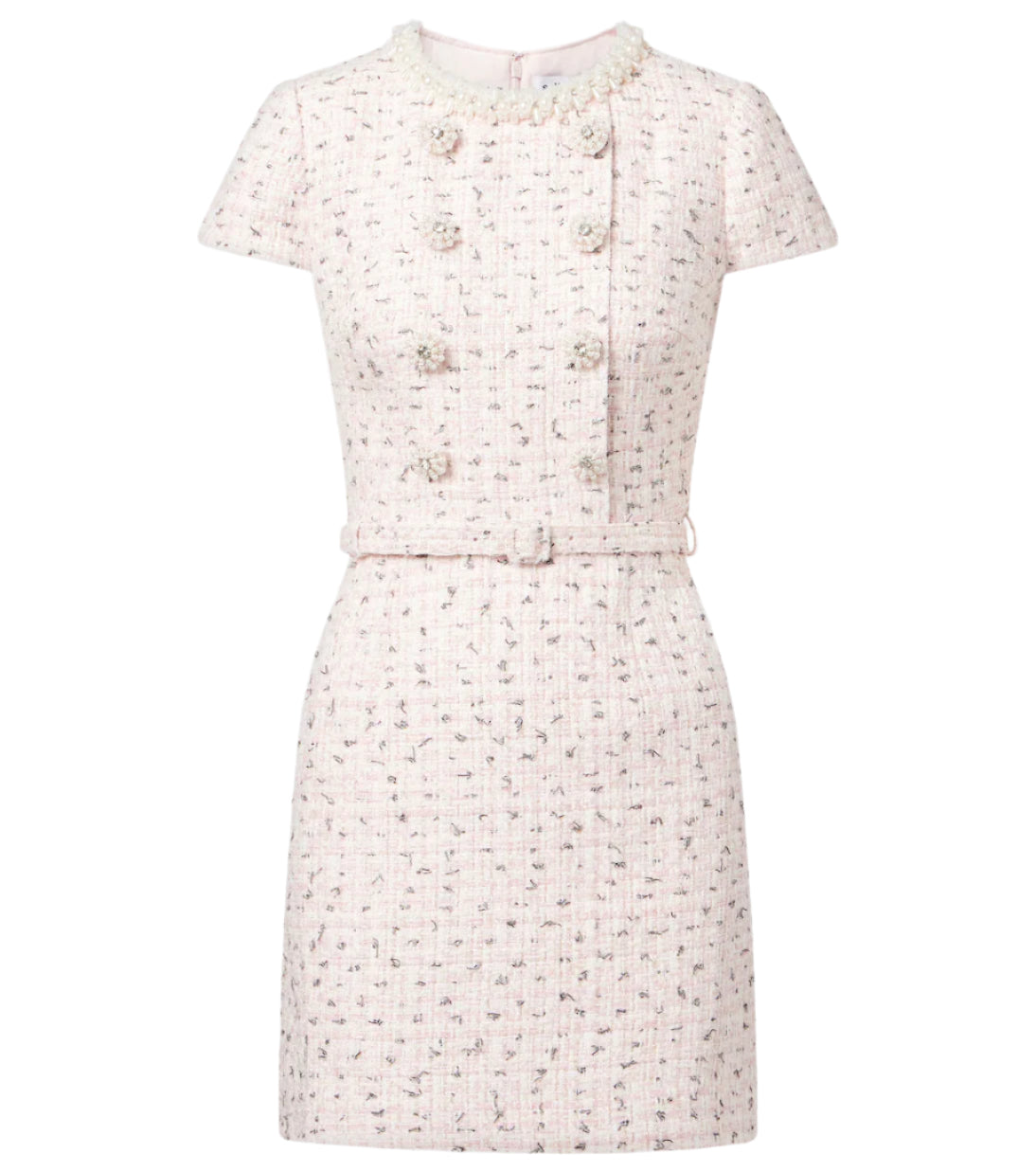 Embellished Bouclé Minidress Avalabel