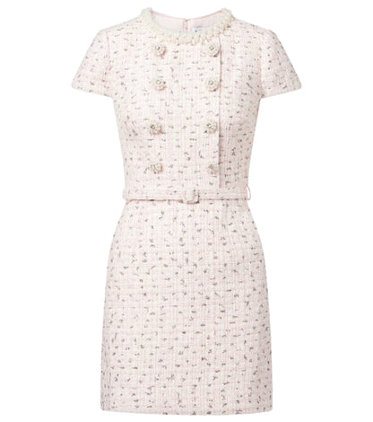 Embellished Bouclé Minidress Avalabel