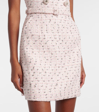 Embellished Bouclé Minidress Avalabel